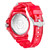 Men's The $kull Red Transparent Silicone Strap Watch 45mm