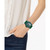 Unisex Trojan Green Silicone Strap Watch 44mm