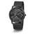 Men's Three-Hand Black and Gunmetal Mesh Watch 42mm