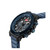 Men's Campione Multifunction Blue Genuine Leather Strap Watch 45mm