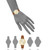 Women's Watch in Brown Vegan Leather with Gold-Tone Lugs, 36mm