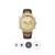 Men's Orion Diamond (1/8 ct.t.w.) 18k Gold Plated Stainless Steel Watch
