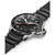 Men's Swiss Automatic Khaki Navy Frogman Black Rubber Strap Watch 46mm