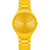 Unisex Swiss True Thinline Les Couleurs Le Corbusier Yellow High-Tech Ceramic Bracelet Watch 39mm