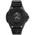 Men's The $kull Black Guilloché Silicone Strap Watch 44mm