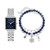 Women's Silver-Tone Metal Alloy Bracelet Watch 26mm Gift Set