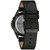 Men's Traditional Black Leather Strap Watch 40mm