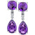 Amethyst (4-3/8 ct. t.w.) & Diamond Accent Drop Earrings in Sterling Silver