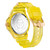Men's The $kull Yellow Transparent Silicone Strap Watch 45mm