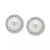 Cultured Freshwater Pearl & Diamond Accent Stud Earrings in Sterling Silver (Also in Onyx, Labradorite &Turquoise)