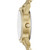 Women's Three Hand Gold-Tone 34mm Watch and Bracelet Gift Set, 6 Pieces