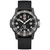 Men's Swiss TIDE Recycled Ocean Material Eco Series Black PET Strap Watch 44mm