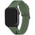Crocodile Print Green Silicone Strap for Apple Watch® 42mm/44mm