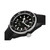 Men's Swiss Automatic Captain Cook Diver Black Rubber Bracelet Watch 43mm