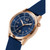Men's Analog Blue Stainless Steel Watch 42mm