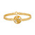 Citrine (3-1/5 ct. t.w.) & White Topaz (1/8 ct. t.w.) Panther Link Bracelet in 14k Gold-Plated Sterling Silver