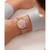 Women's Phylipa Retro Rose Gold-Tone Stainless Steel Mesh Watch 37mm