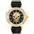 Men's The $kull Black Silicone Strap Watch 41mm