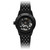 Men's Swiss Automatic Freelancer Black Perforated Rubber Strap Watch 42mm