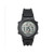 Unisex Peak Patrol Black Silicone Strap Digital Watch, 46mm