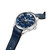 Men's Multifunction Dress Sport Blue Genuine Leather Watch 42mm