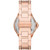 Women's Camille Multifunction Rose Gold-Tone Stainless Steel Pave Bracelet Watch 42mm