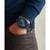 Men's Caine Blue Leather Strap Watch 42mm
