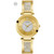 Women's Gold-Tone Stainless Steel & Cubic Zirconia Crystal Bangle Bracelet Watch 36mm