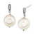 Cultured Freshwater Pearl (9mm) & Diamond Accent Drop Earrings in Sterling Silver