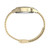 Unisex T80 Space Invaders Gold-Tone Stainless Steel Bracelet Watch 34 mm
