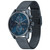 Men's Chronograph Skymaster Blue Ion-Plated Mesh Steel Bracelet Watch 44mm