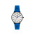 Unisex Three Hand Code One Blue Silicone Strap Watch 38mm