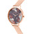 Women's Winter Blooms Rose Gold-Tone Mesh Bracelet Watch 38mm