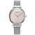 Women's Modern Classic Stainless Steel Mesh Bracelet Watch 34mm