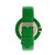 Unisex Equinox Green, Brown Leatherette Strap Watch 40mm