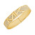 Faceted Mk Cubiz Zirconia Pave Bangle