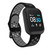 Air 3 Unisex Heart Rate Black and Grey Strap Smart Watch 44mm