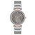 Women's Three-Hand Quartz Taupe Ceramic Link Bracelet Watch, 33mm