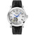 Men's Madison Swiss Automatic Black Leather Strap Watch 39mm