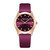 Women's Modern Classic Burgundy Leather Strap Watch, 34mm
