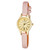 Women's Petite Case Pink Polyurethane Strap Watch 23mm