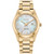 Eco-Drive Women's Sport Luxury Diamond Accent Gold-Tone Stainless Steel Bracelet Watch 33mm