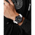 Men's The $kull White Silicone Strap Watch 44mm