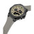 Men's Ana-digi Gray Silicon Strap Watch, 46mm