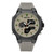 Men's Ana-digi Gray Silicon Strap Watch, 46mm