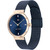 Women's Blue Stainless Steel Mesh Bracelet Watch 35mm