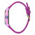 Women's Quartz Iridescent Purple Silicone Strap Watch 39mm