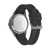 Men's Touchdown Black Silicone Strap Watch 44mm