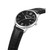 Men's Quartz Slim Black Genuine Leather Watch 43mm