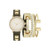 Women's Analog Olive Strap Watch 34mm with Gold-Tone Metal Bracelets Set
